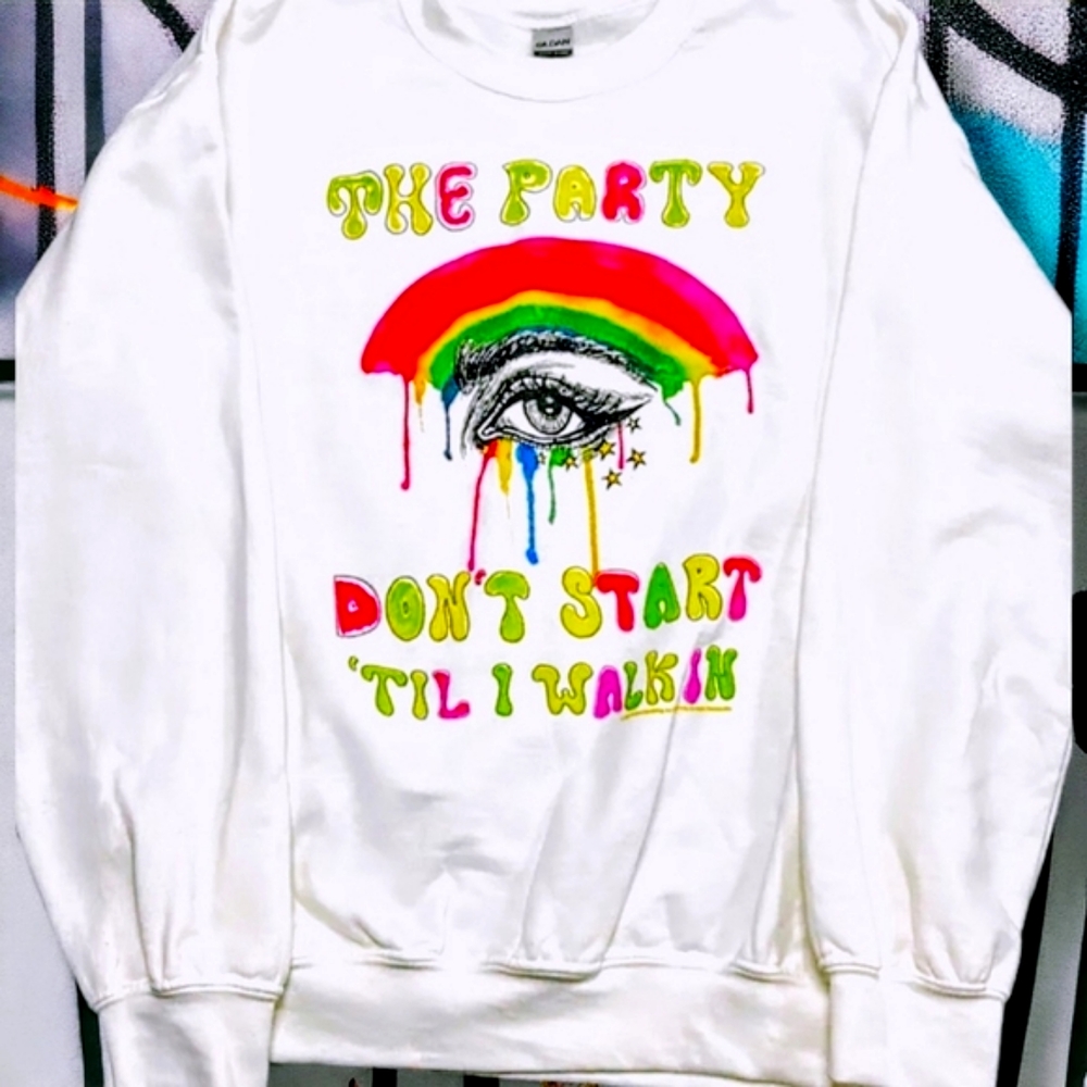 Kesha's Weird & Wonderful Rainbow Ride Sweatshirt- 2021 Concert Tour- Size Large